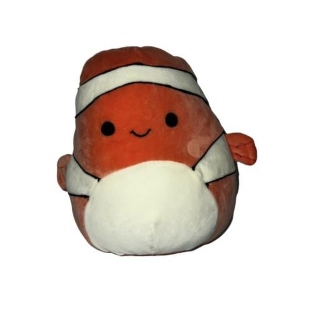 Squishmallow Medium 10”Ricky the Clownfish Plush! Hard to Find! Kelly Toy Orange